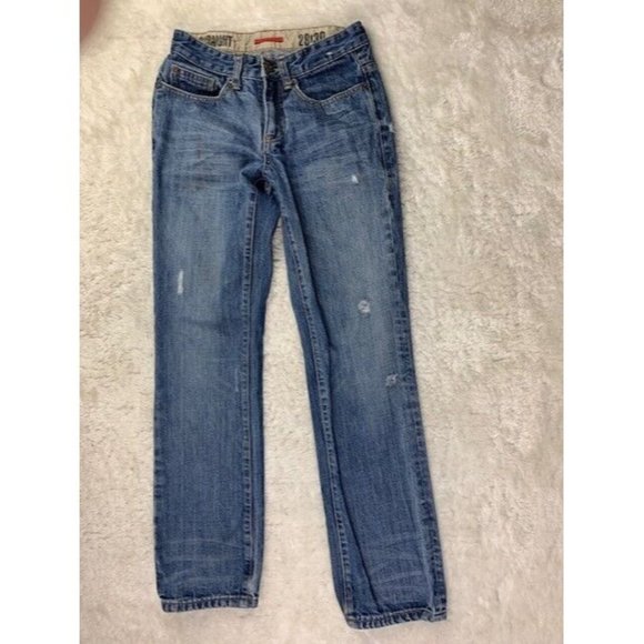 Converse One Star Mens Jeans Size 28x30 Vintage Straight Distressed Cott… - Picture 1 of 6